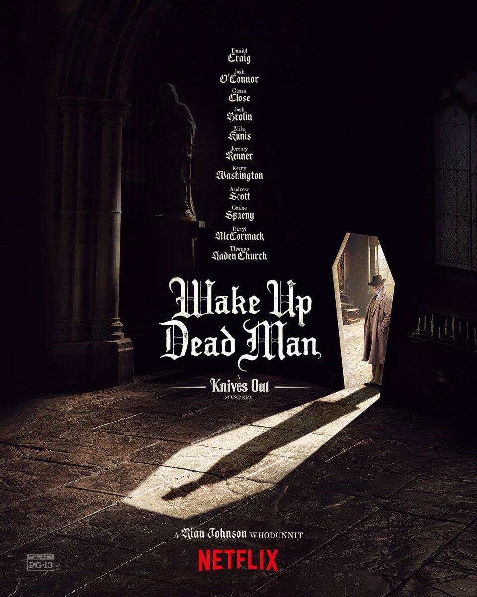 DadNeedsToTalk's tweet image. Wake Up Dead Man was solid. I didn't feel as hooked as I did with the last 2. I think it might be watching it at home (with distractions) vs in theater like I did with the others. Overall fun cast tho.