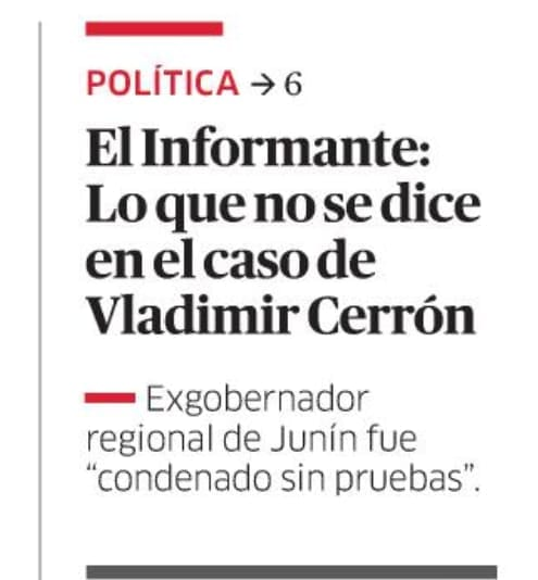 VLADIMIR_CERRON's tweet photo. No tengo sentencias, tampoco inhabilitaciones. El tiempo me dio la razón, fui condenado sin pruebas. El caso fue anulado y revocado en marzo de 2025. El periodista Ricardo Uceda, fue el primero en creer en mi inocencia y no se equivocó. La sentencia tuvo el fin de impedir mi candidatura el 2021.