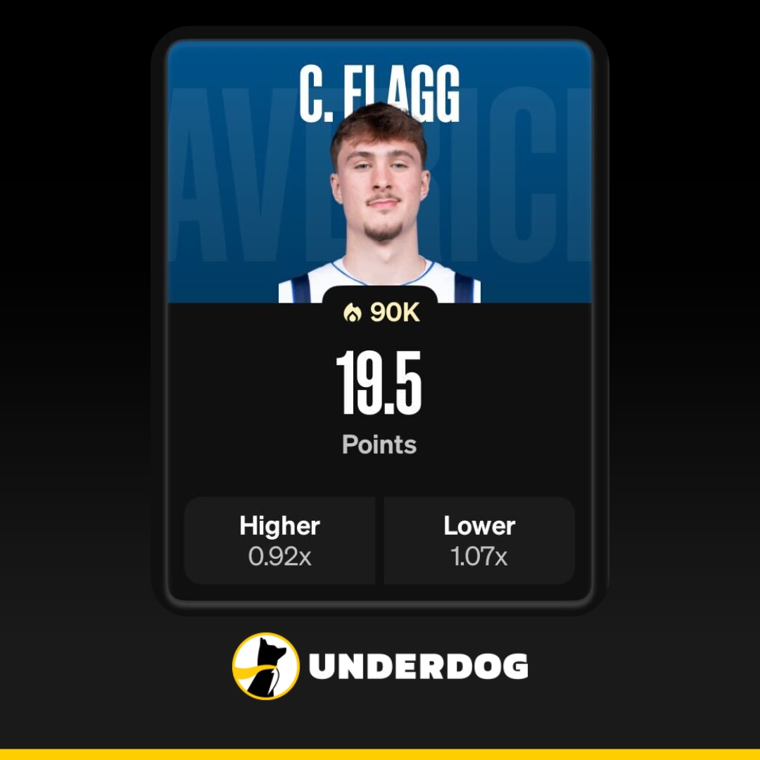 UnderdogNBA's tweet photo. Most points by a teenager on Christmas:

LeBron James - 34 PTS
Kevin Durant - 23 PTS

Cooper Flagg is averaging 24.1 PPG in December. https://t.co/PNCfRX8QFZ