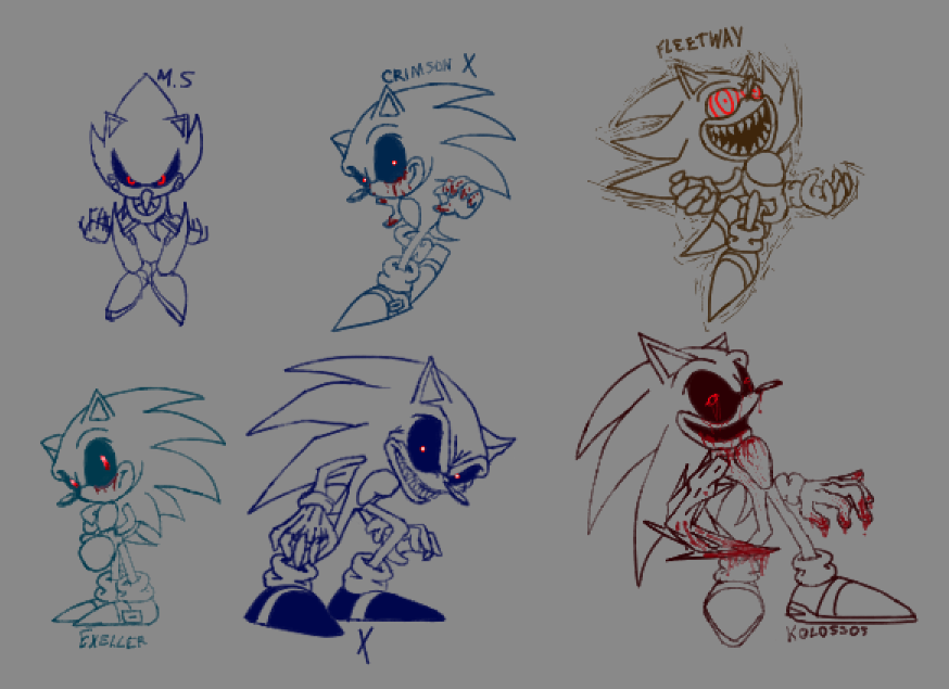 Kaua16161's tweet image. random doodles