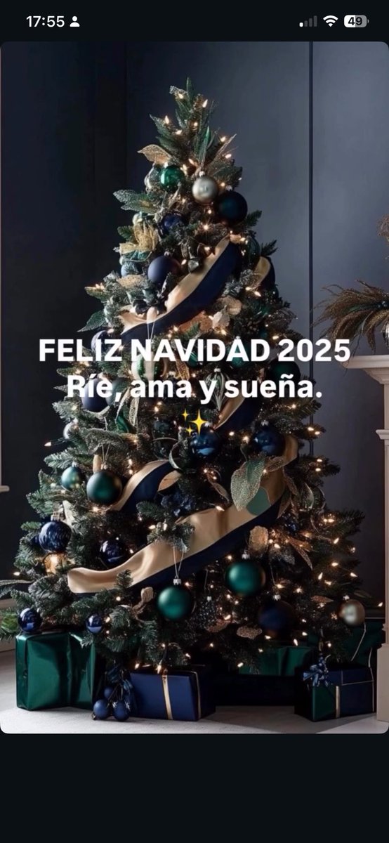 Feliz Navidad a todos mis queridos seguidores. 😊🎄♥️🎉 #MerryChristmas