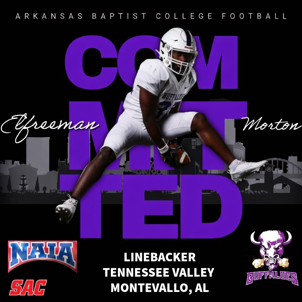 ElfreemanMorton's tweet photo. I want to thank god on my new Journey I’m about to begin in life and keep play the sport I love to play…I want appreciate Arkansas Baptist College give me a chance to commitment to them and #goddid #TIMETAKEOVER 🙏🏾🤍💜✅@ArkansasBaptist @Chandaman91 @coachbailey_abc https://t.co/oRFE7LY1Xf