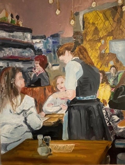 RGF52's tweet image. Art of the Day! "The Waitress". Buy at: ArtPal.com/robertgfishman…