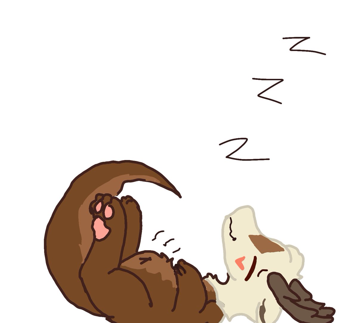 macestomaces's tweet image. How these holidays got me feeling

(I'm always sleepy or eating) 

((I'm big and greedy))
