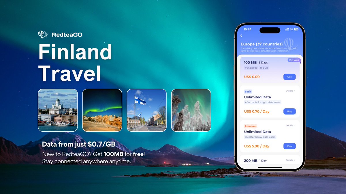 RedteaGO | eSIM World's Best Travel App tweet media