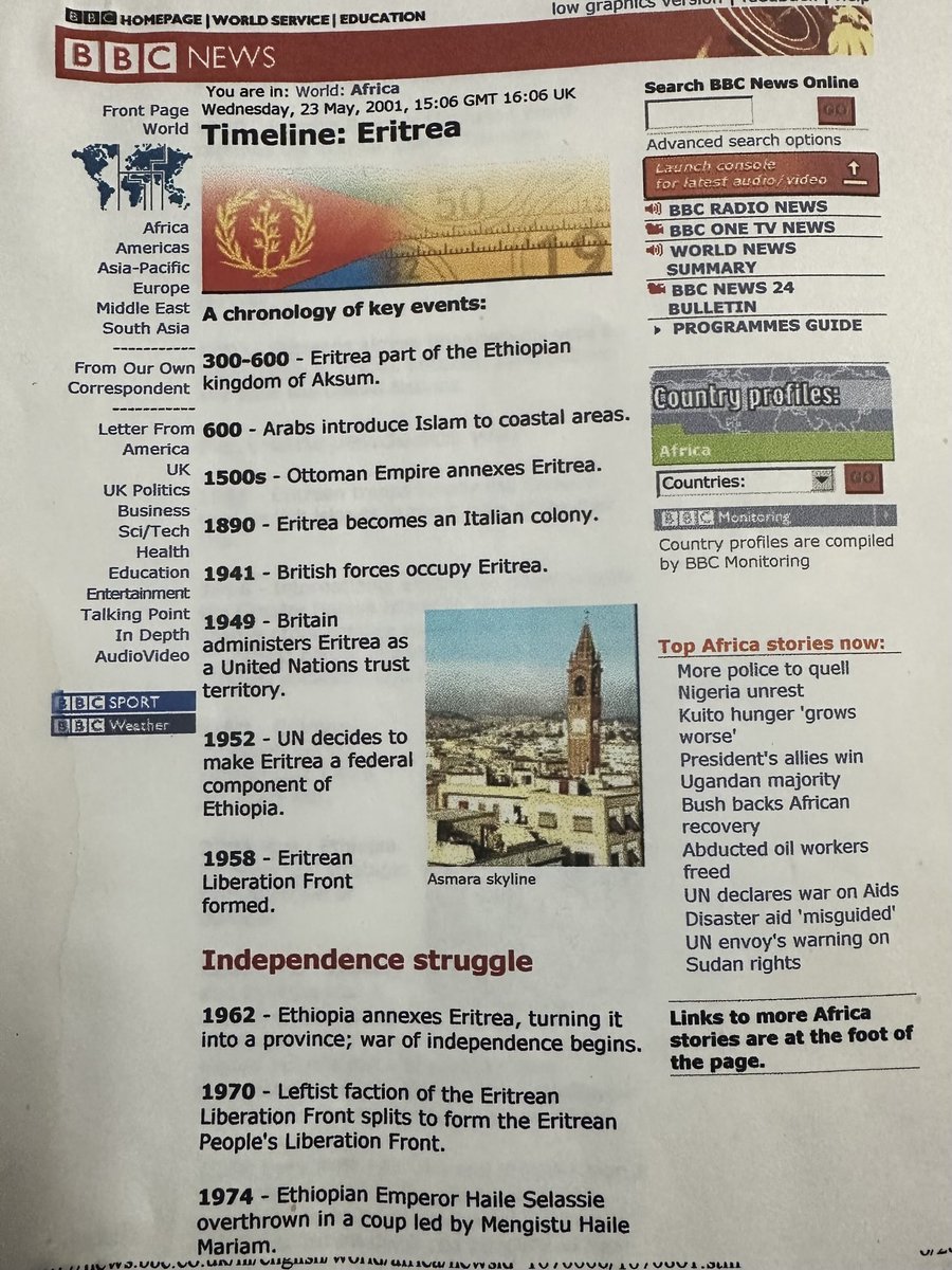 NeguseRachel's tweet image. Time Line &amp;amp; Key events of Eritrean 🇪🇷 history 🇪🇷
