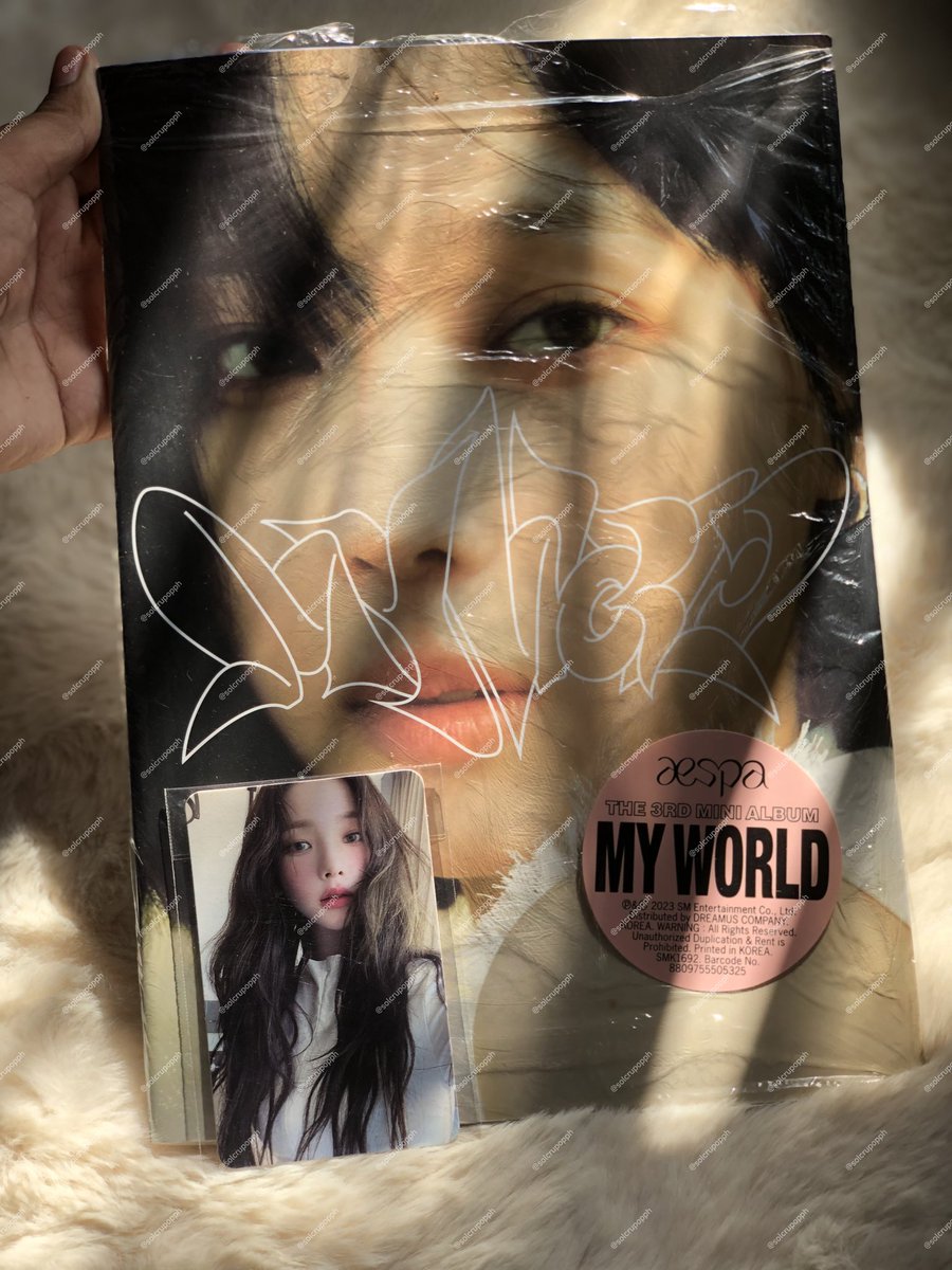 solcrupop's tweet photo. WTS LFB PH 
[aespa - my world unsealed album complete inclusions ]

₱350
- album w/ ningning poca pc
- album w/ giselle poca pc

₱550 
- album w/ karina poca pc

📍cainta rizal
#SOLCRUPOP_ONHANDS https://t.co/uhV9UYbSm8