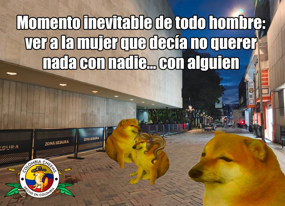 Colombia Cheems tweet media