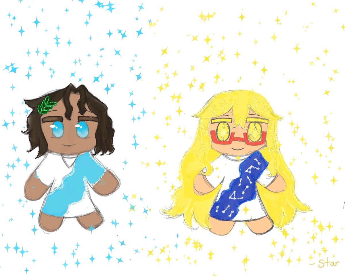 Telestaryume's tweet photo. I turned us into marketable plushies......
Be honest does my Tele design resemble Outis? because that's what I was going for here......
#epicyume
#epicthemusicalyume
#greekmythyume
#telestar https://t.co/YN8uMqvyUH