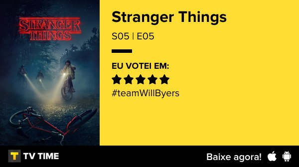 miidgemaisel's tweet image. i've just watched stranger things (2016) #tvtime