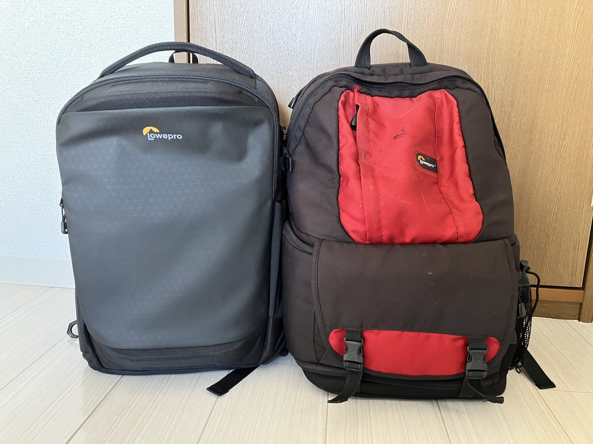 JALDESKY's tweet photo. セルフサンタさんにより、17年使ったてたfastpack250からフリップサイド400aw Ⅲへ更新 https://t.co/89AJ7Rd8ft
