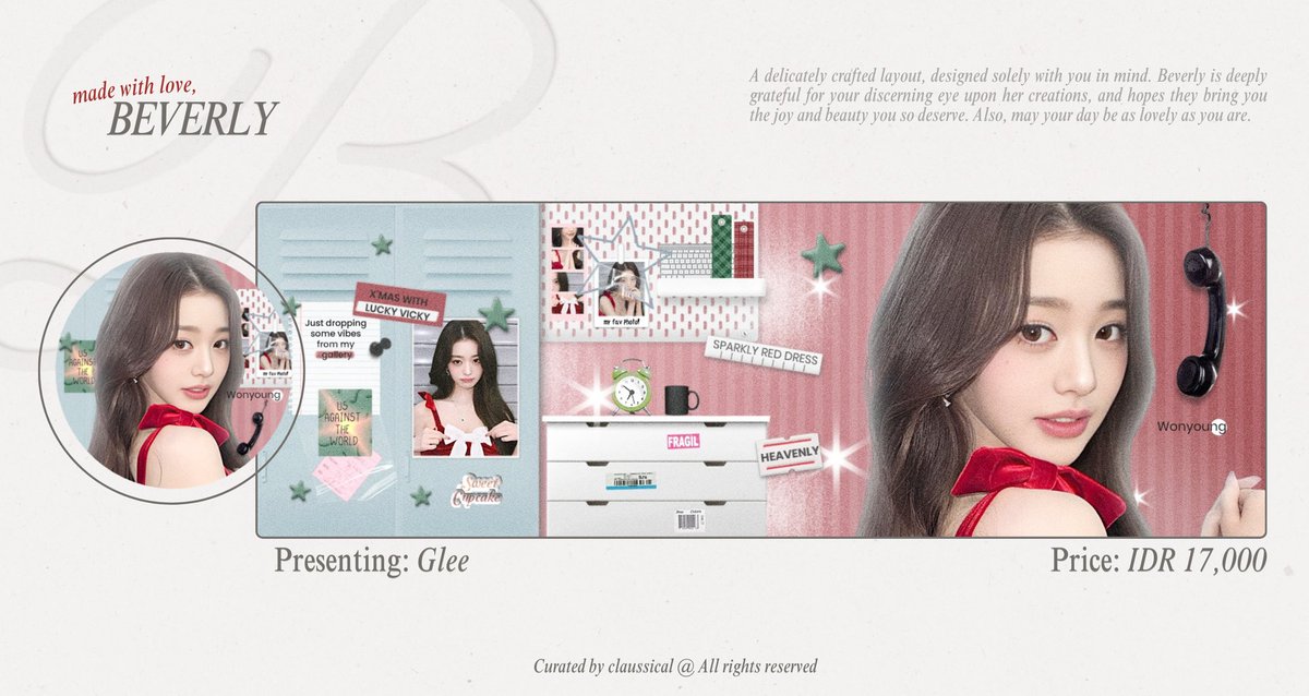 claussical's tweet image. Please help repost? Thank you! 

Grab a B1G1 deal when purchasing these ready stock layout featuring Jang Wonyoung (IVE). All layouts are available for retext ✨ #zonauang