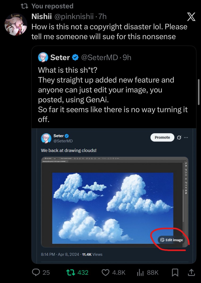 This'll probably get shadowbanned, but uh, artists? It's definitely time to abandon this app.