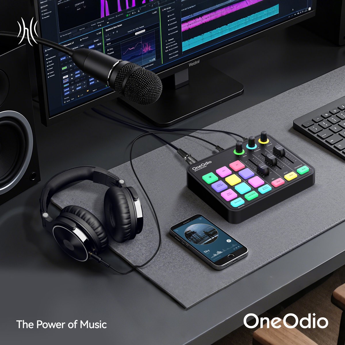 🎙️OneOdio solocaster: Your All-in-One Audio Hub

Get crystal-clear voice in any noise. Mix 2 sources, control with 6 FX &amp; 3 faders. Set the vibe with 11 RGB lights. Pro audio, plug &amp; play.

🔗 Bio
-
-
-
#OneOdio #solocaster #Streaming