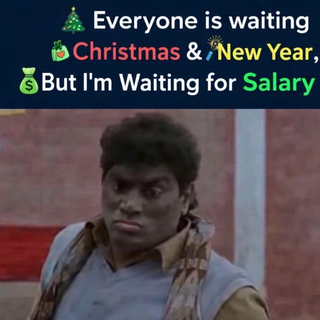 jeevan_vishal21's tweet photo. Good morning CHO’s

• Festivals can wait… salary can’t 😅
•Holiday mood vs bank balance 💸
•Everyone celebrates, I calculate 🤷‍♂️
•End of year dreams, month-end reality 😬

#SalaryDay #MiddleClassLife #RelatableMemes #OfficeLife #MonthEnd #DesiHumor #WorkingLife #MemeLife #RealityCheck #FestivalVibes