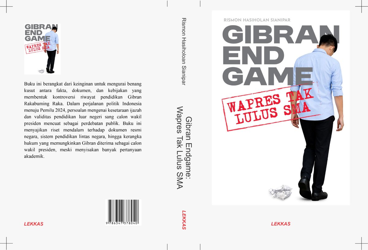 COMING SOON! VERSI CETAK 10RB EKSEMPLAR BUKU GIBRAN ENDGAME JANUARI 2026 DENGAN WAJAH SAMPUL BARU!