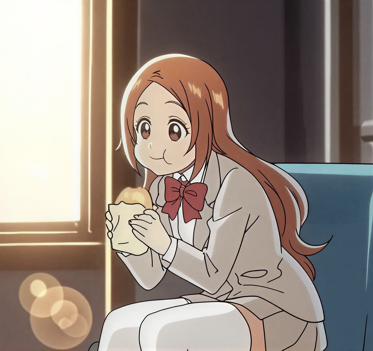 Imagine hating on her and she’s just munching on some bread