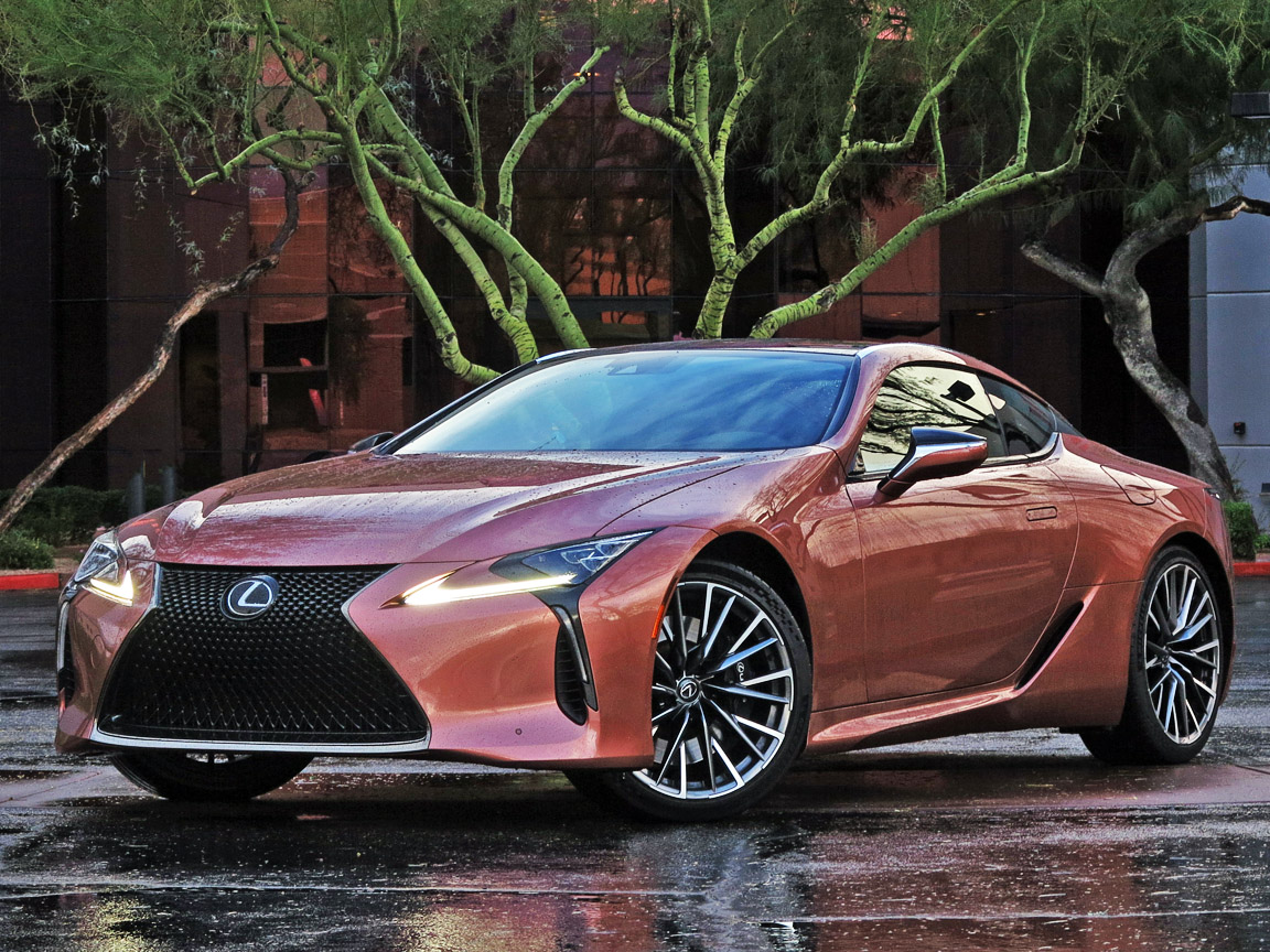 Look what Santa brought! The Lexus LC 500 Coupe, for 2026 w only the 471-hp 5.0-liter V8, either coupe or convertible ($101,700 or $109,200 base). Ours is a basically-same 2025 in Arizona-perfect Copper Crest (n/a for 2026). Gorgeous. Details, next issue. #lexususa #lexuslc500