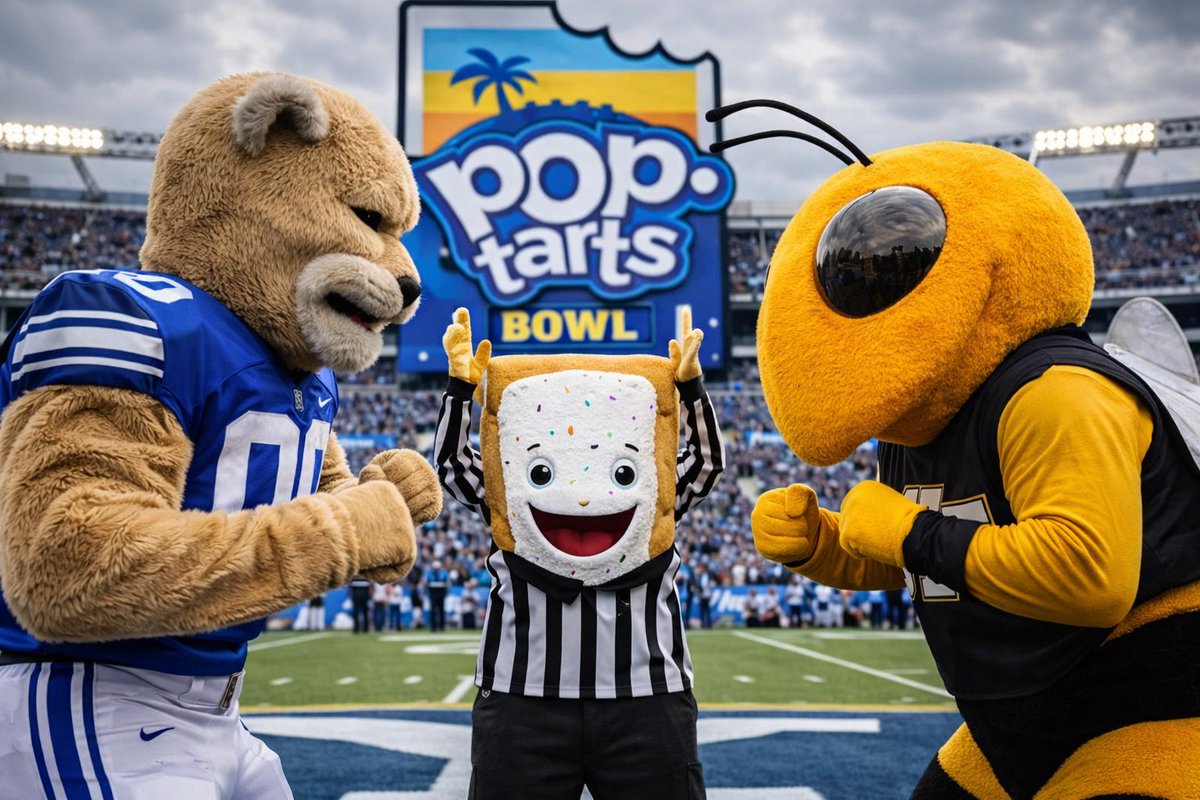 Hey <a href="/Buzz_GT/">Buzz</a> 🤖⚙️ and @TheCosmoCougar 🐾 ...

Quick history check: BYU and Georgia Tech have met 4 times, and BYU leads 3–1.

Saturday: Jackets comeback…
or another Cougar snack run at the <a href="/PopTartsBowl/">Pop-Tarts Bowl</a>? 👀

Somebody’s getting toasted. 🔥

#PopTartsBowl #BYUvsGT #BowlSeason