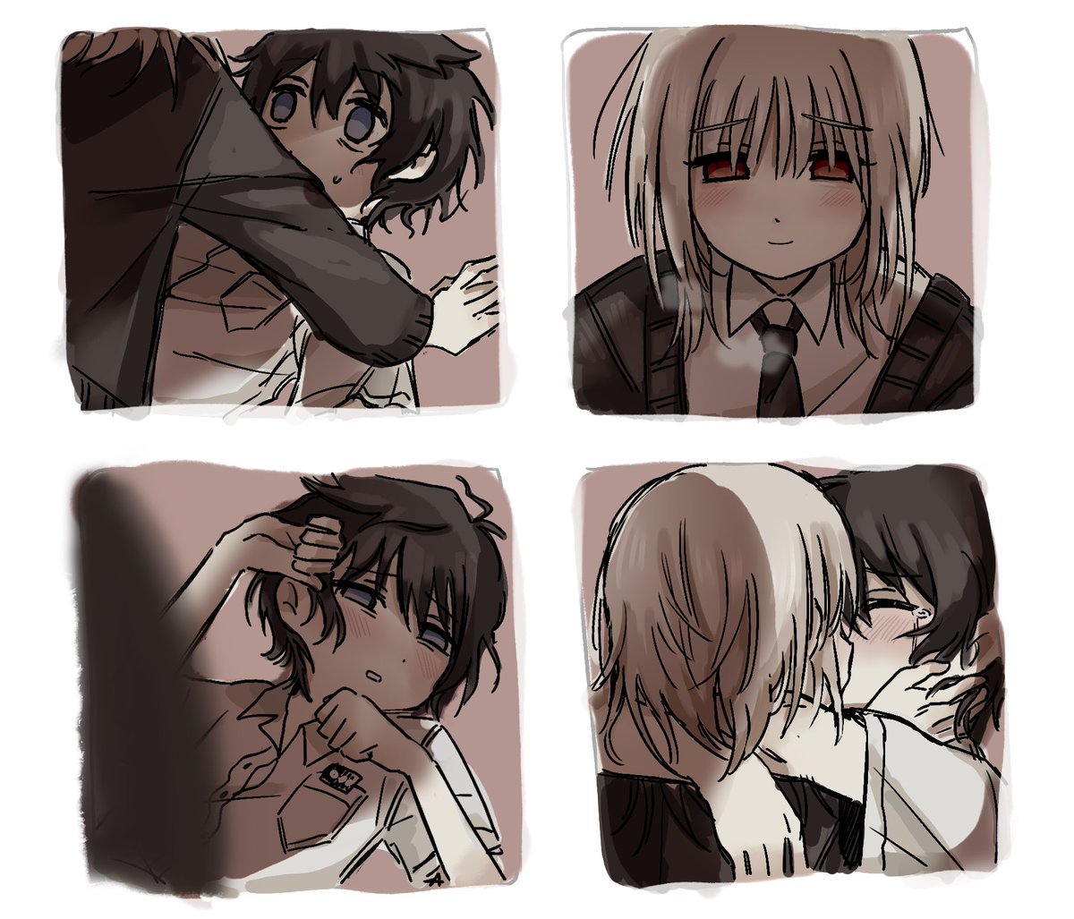 shionharu based on my friend's fanfic💦
#さいはて駅FA #さいはて駅