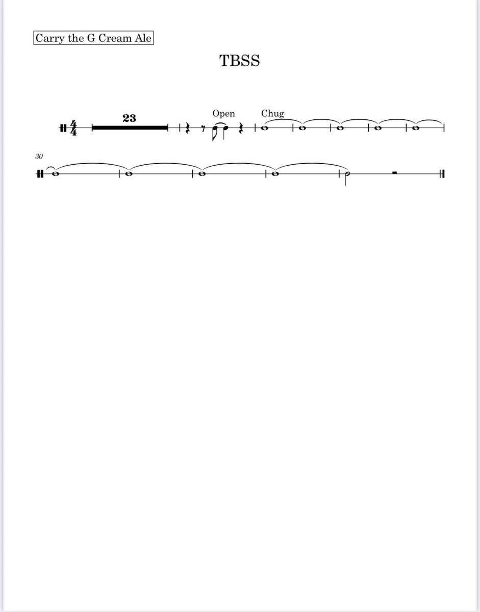glennfischbach's tweet photo. For anyone who would like to play along, here is the score for the cello sextet and beer arrangement and also the sheet music for the beer part. #CarryTheG #GoPackGo https://t.co/7ilkhuZdJV