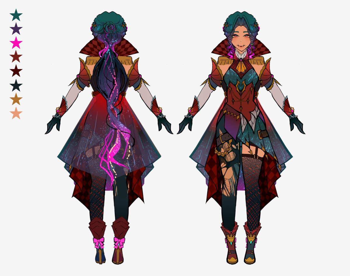 Profile Reveal | Venom-Laced Chorus — Octavia 
 
The beloved Fractsidus Overseer. Everything’s a beautiful performance, yet sufferings must be absolved through a noble sacrifice.
In this cacophonous comedy, Octavia is not the star of their own stage. 

#WutheringWaves #wuwaoc