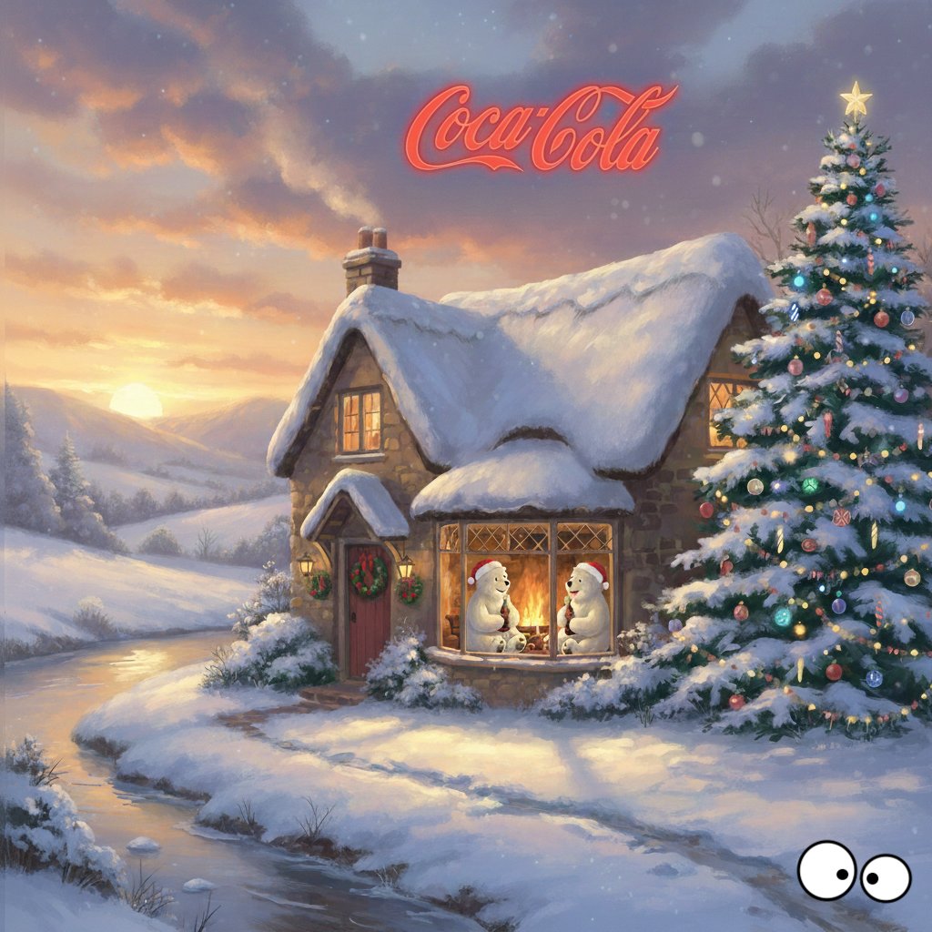 bloopbert's tweet image. Coca-Cola brings a little extra magic and refreshment to every festive gathering. Cheers to the most wonderful time of the year! ✨🎄 #CocaCola #ChristmasMagic #HolidayTraditions #TasteTheFeeling