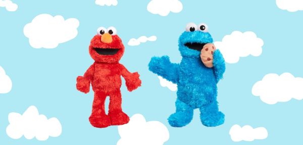 セサミストリート』から くすぐりエルモ・もぐもぐクッキーモンスター