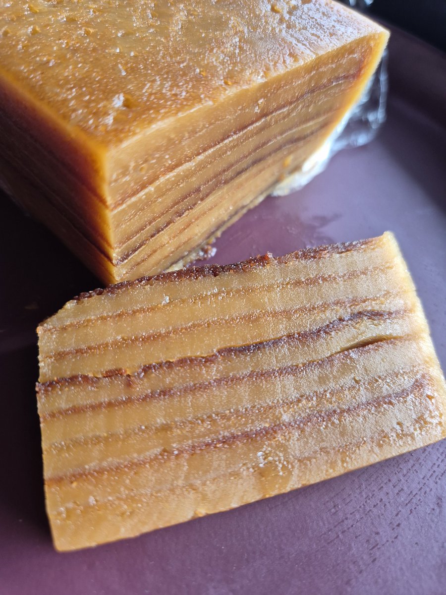 theafreenshaikh's tweet image. Starting my day with a homemade Bebinca, found at a neighbouring place #cravings