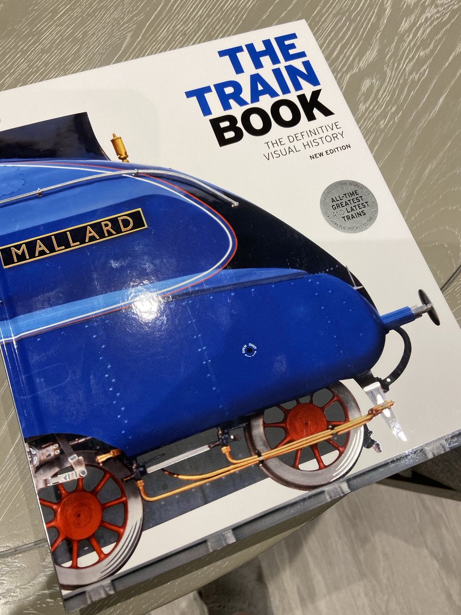 TraceyDagley's tweet photo. I have been very lucky and been treated to some lovely gifts but this is my favourite! #trainbook https://t.co/0sorHCdCJL
