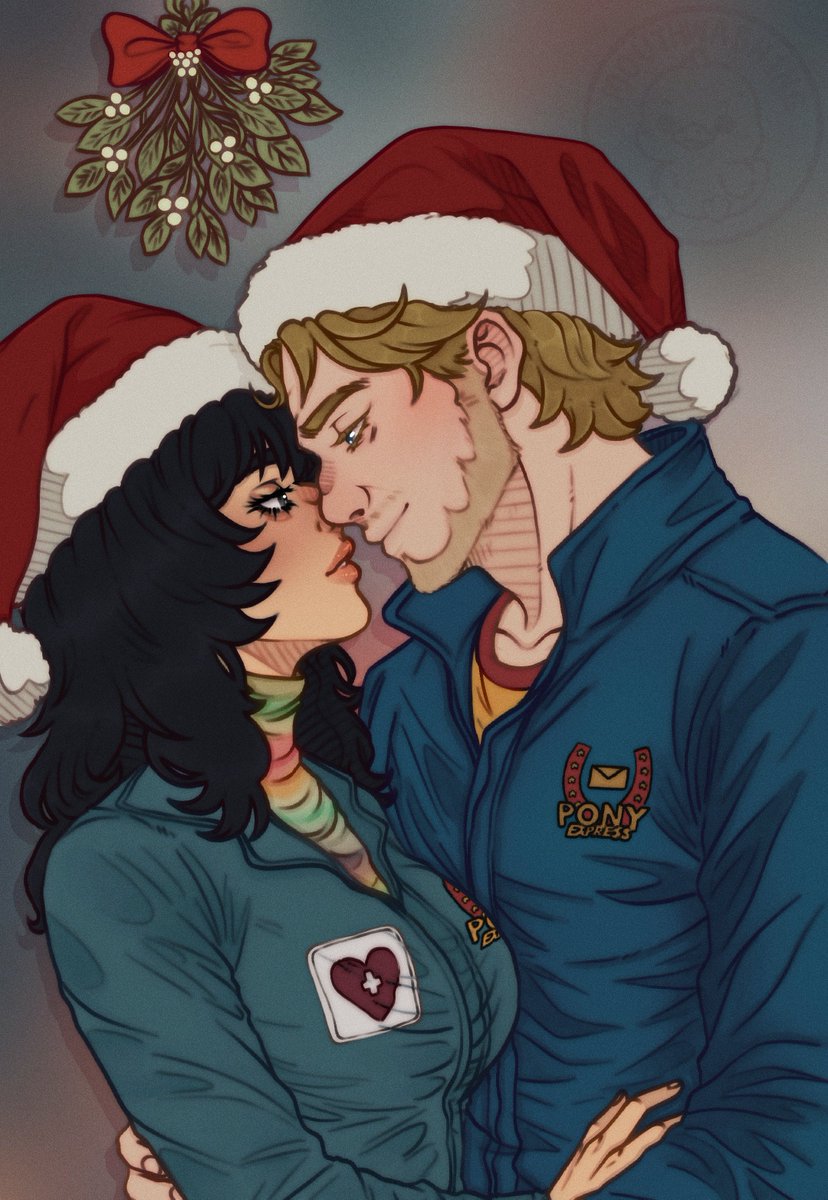 looks like curly and anya had too much eggnog at the Pony Express™ christmas party 🤫
(strawpage rq turned into a full thing hehe)
✄┈┈┈┈┈ 
#mouthwashing #mouthwashingcurly #mouthwashinganya #curlya