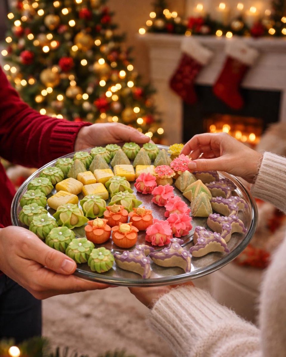 Jalila_Jordan's tweet photo. The @Jalila_Jordan family wishes you and your family a merry Christmas! 

#MerryChristmas #christmasgifts #onlinesweets #arabsweets #marzipansweets #Marzipancake #Marzipanassortments https://t.co/IttPq0qZGE