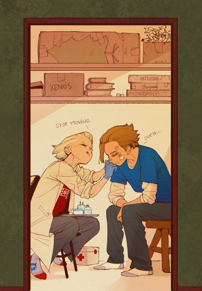 Hihi!! Merry Christmas and happy holidays <a href="/Emdinestii/">Emdi</a> !!🎄

What are the odds of us getting each other as their Secret Santa?😆😊 I had a lot of fun, I hope you like it! 

#stanxenoevents #SXsecretsanta