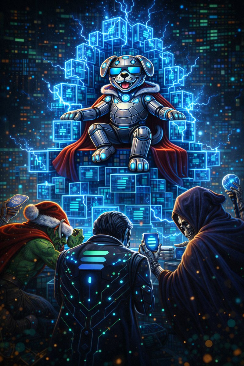 Drake_primex's tweet photo. Some heroes chase pumps.
Some chase clout.

Murfee chose trust. 🐾💙

This Christmas wasn’t saved by hype…
It was saved by loyalty, transparency, and community.

Some heroes wear capes.
This one was born with one. 🎄🐶⚡️
#CrytpoGuardian #Murfee #MRFE  #Solana https://t.co/vpwHCw7nyI
