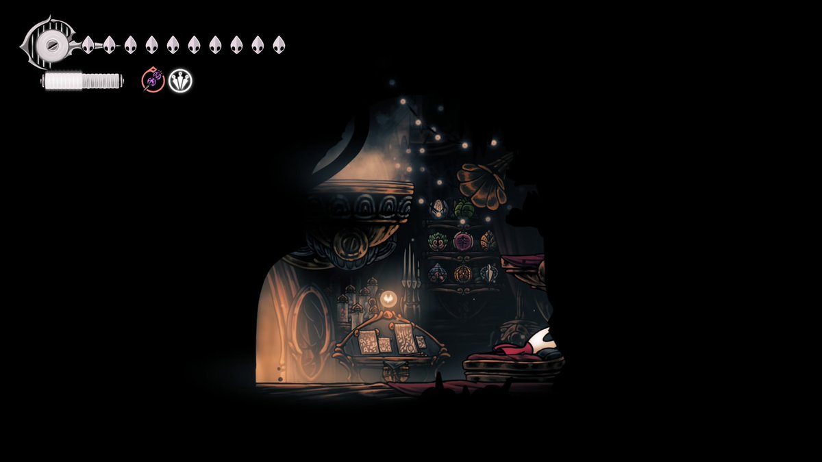 Me coloquei na missão de tentar platinar Silksong antes do ano acabar e acho que não vou conseguir kkk mas consegui todos os mementos.