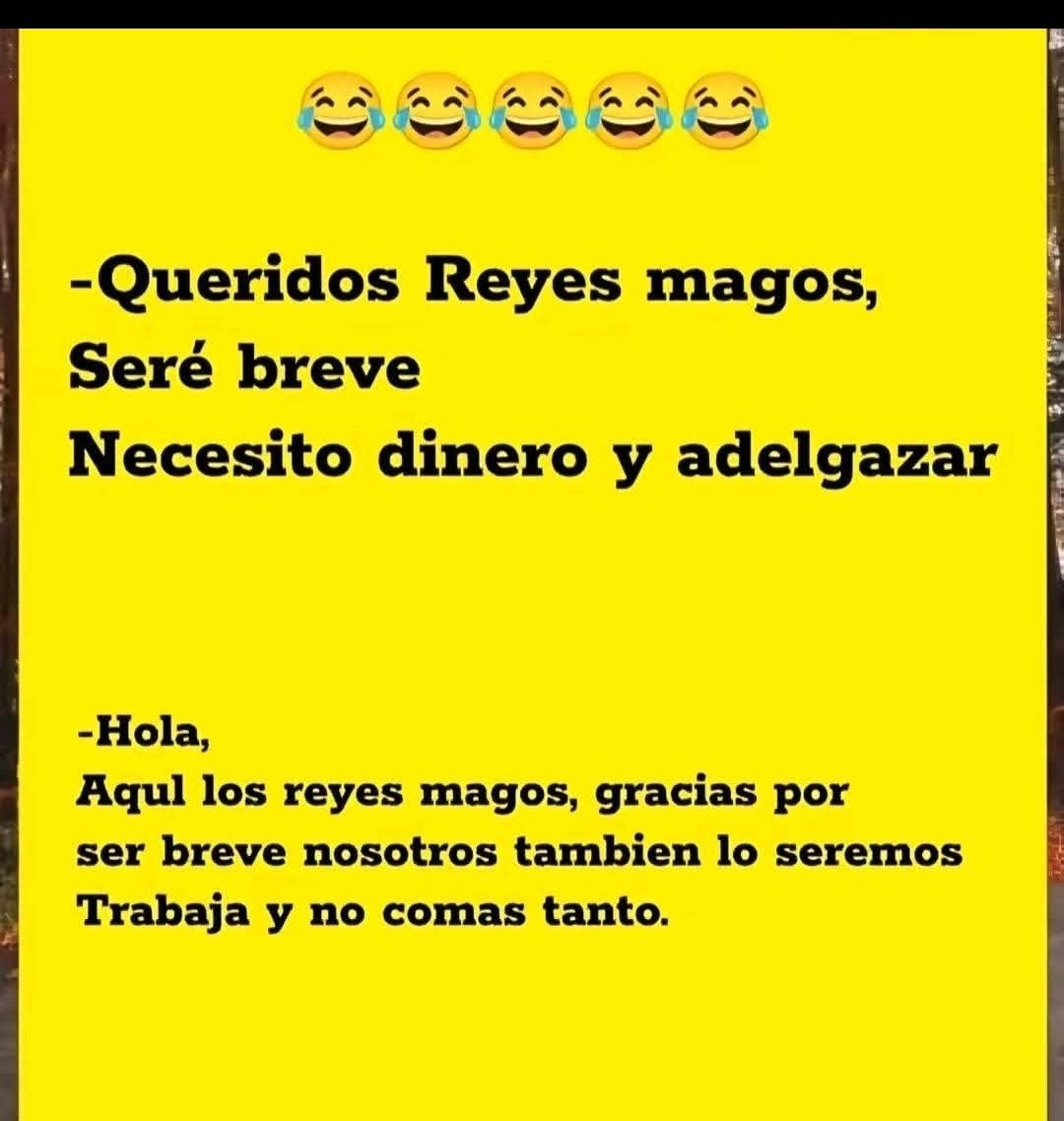 Le hice un pedido a Papá Noel y ahora ya se por qué no me lo trajo. Por lo tanto ya le escribí a los Reyes y no tardaron en contestar 👇