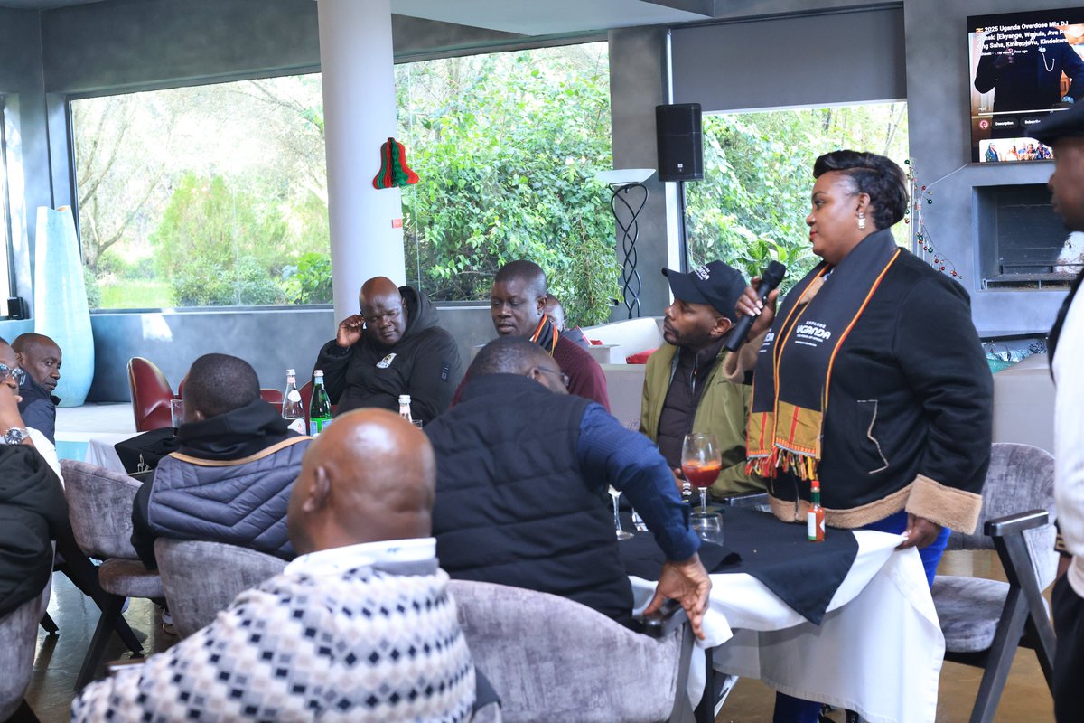 A luncheon was organized as Ugandans in Morocco celebrated Christmas. It was attended by the Ugandan Ambassador to Morocco is H.E. Dr. Rashid Yahya Ssemuddu, the Permanent Secretary <a href="/mofpedU/">Ministry of Finance</a> <a href="/rggoobi/">Ramathan Ggoobi</a> , FUFA President Hon. <a href="/MosesMagogo/">Moses Hassim Magogo</a> , 2nd FUFA VP Dr. Azar Taib, Excom member Dr.