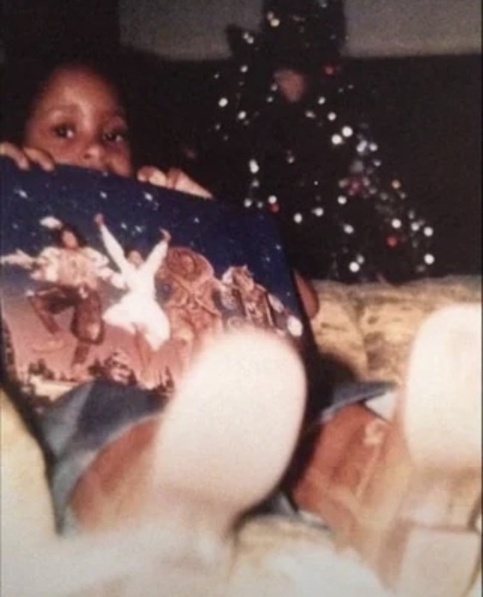 _DJShort's tweet image. a young J Dilla on Christmas with his first album - The Wiz Soundtrack