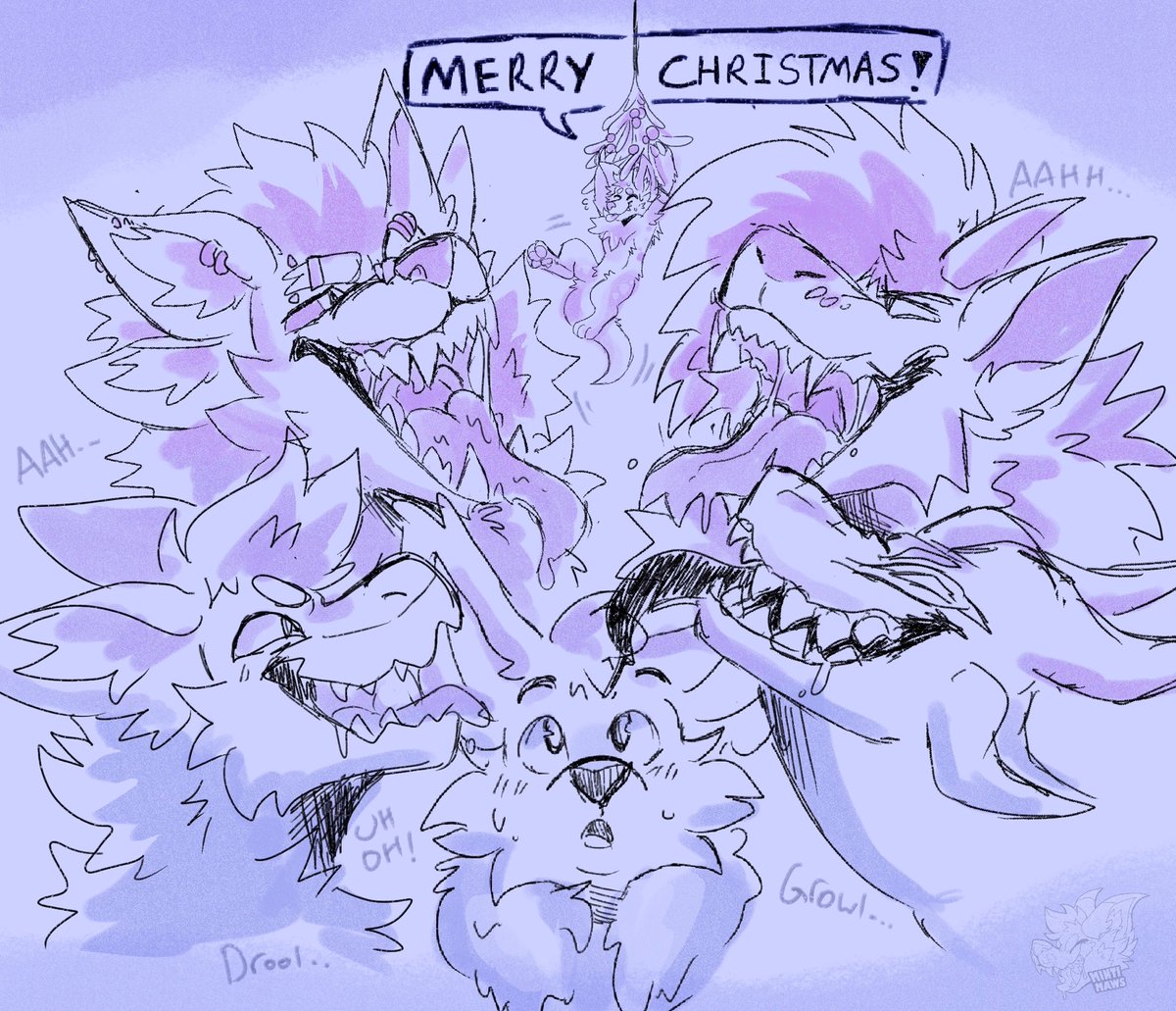 Merry Christmas!! 
A lil something for my 🐾treon supporters 💕💗