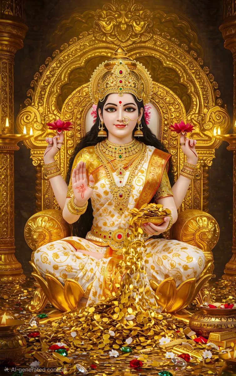 जो जीवन माँ के आशीर्वाद से सँवरता है, उसमें कभी कमी नहीं रहती।

माँ लक्ष्मी की कृपा से आपके घर-परिवार में सदैव खुशियाँ, समृद्धि और शांति का निवास रहे।

✨ शुभ प्रभात 🙏 जय माँ लक्ष्मी 🙏