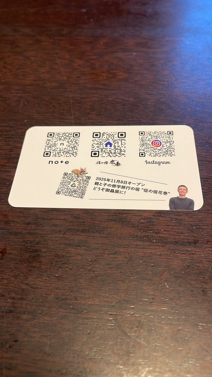 SHIN_iwate's tweet photo. 世間では仕事納めである本日
新しい名刺完成！
看板犬らん丸も入れたーﾜﾝﾜﾝ https://t.co/O7Qxywthl8