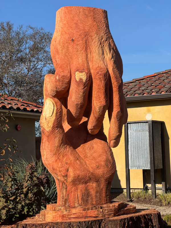 2025 included a trip Sonoma to visit James and Kerry MacPhail at @TongueDancerPN. They recently had to removing a big tree, but turned it into an astonishing piece of chain saw art.
winereviewonline.com/wine-and-the-i…