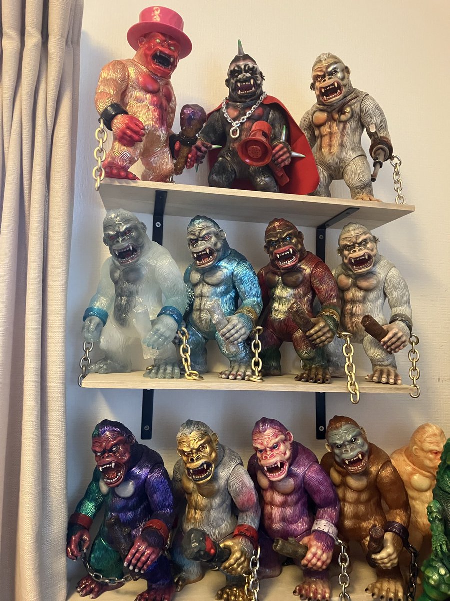 シカルナ工房 巨猿 ソフビ メタリック ワンオフ塗装 シカルナ工房 巨猿 ソフビ メタリック ワンオフ塗装 シカルナ工房 巨猿