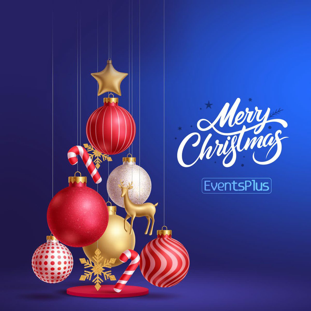 Merry Christmas from EventsPlus family to yours!
Wishing you a Christmas filled with peace and joy🎄🎊