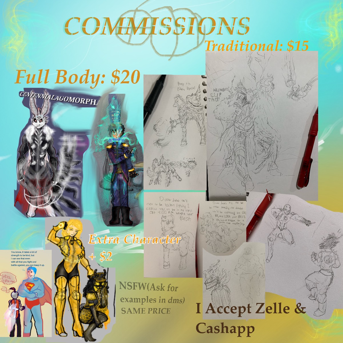 Equinox_341's tweet photo. Heya peeps if you are interested in getting cool art at an affordable price consider reaching out to my friendd he does a great job at character design and world building 

Twitter:  @OfficialBoatman
Discord: boatman2962 https://t.co/hGcl9NKJrZ