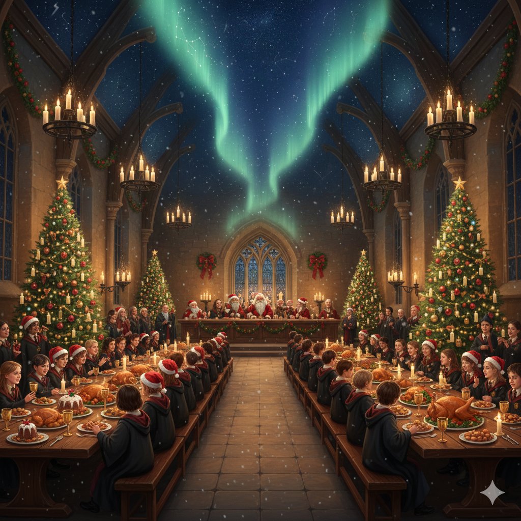 Christmas at Hogwarts 🎄🎁