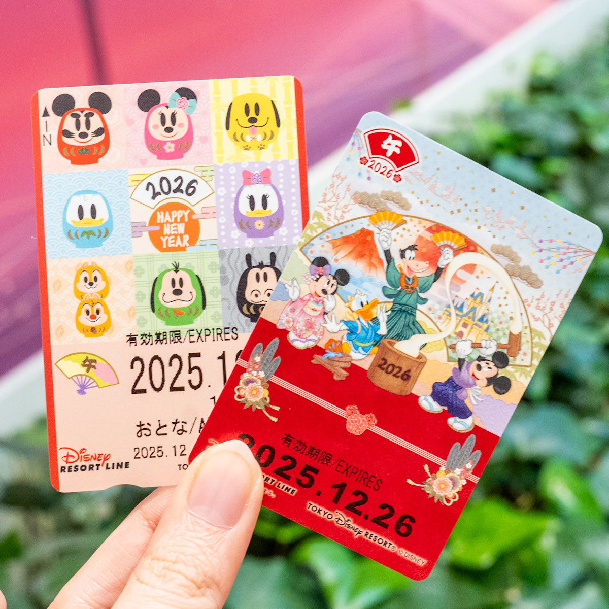 東京ディズニーリゾートのお正月2026”デザイン！ ディズニーリゾート