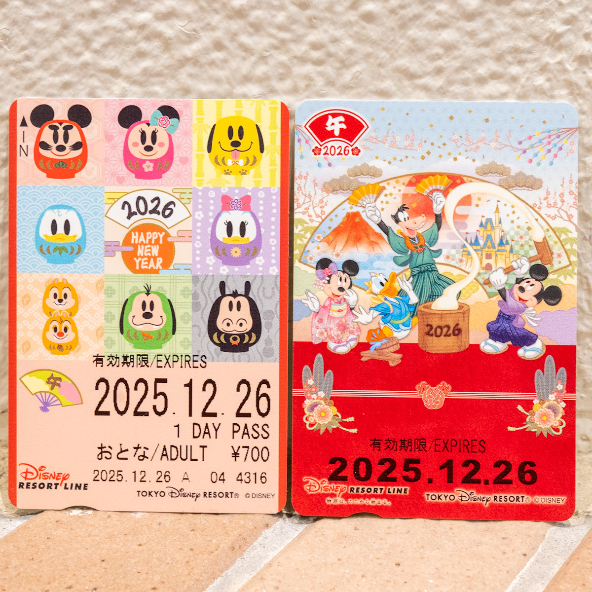 東京ディズニーリゾートのお正月2026”デザイン！ ディズニーリゾート