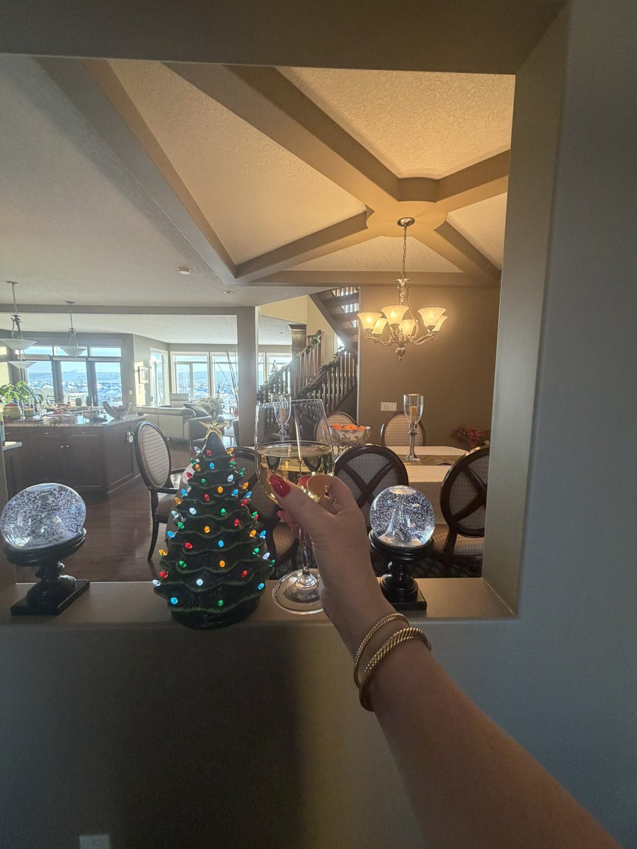 SmileyYYC's tweet image. First drink poured at 3:30. 🍷 
Dinner Guests arriving in 2 hours or so. 
Far from being ready 😩😩

Pray for a joyful and Merry #ChristmasDinner 
#Family #Friends #YYC #Blessed #Cheer