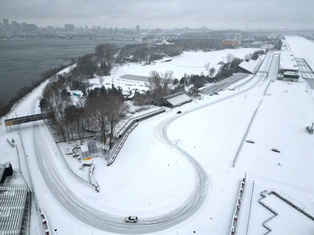 BoxInThisLap's tweet image. El Gilles Villeneuve de Montreal esta un poco nevado 🫣 #F1